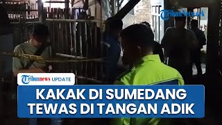 Adik di Sumedang Bunuh Kakak Ipar Pakai Pisau Raut hingga Bersimbah Darah, Berawal dari Cekcok