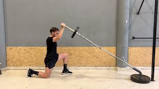 Half-Kneeling Landmine Press
