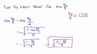 Half-Angle Identities