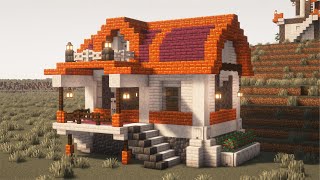 How to build Small Pale Oak House - Minecraft Tutorial