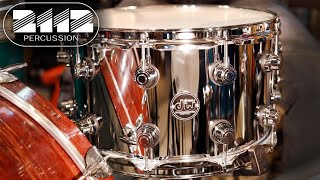 Video thumbnail for DW Performance Series Steel Snare Drum 8x14 by 2112 PERCUSSION