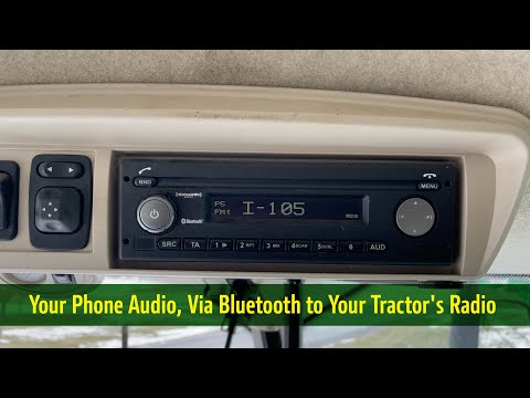, title : 'Connect Your Phone Audio, Via Bluetooth to Your Combine or Tractor's Bosch Radio'