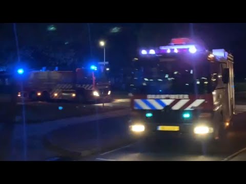 P1 Uitruk 9033 & 9061 Brandweer Eibergen naar een chaletbrand