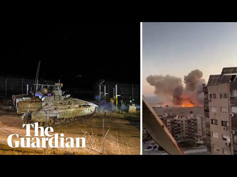 Israel strikes Damascus and enters Syria buffer zone with tanks