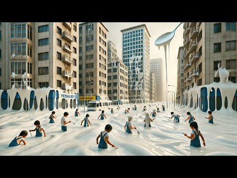 Spilled a certain substance on a city……… LOL