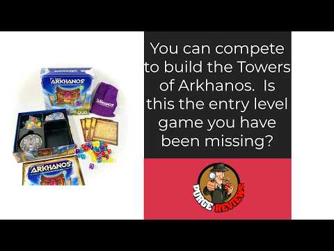 The Purge: #5557 The Towers of Arkhanos: The dice drafting, entry level game of building Towers of Arkhanos