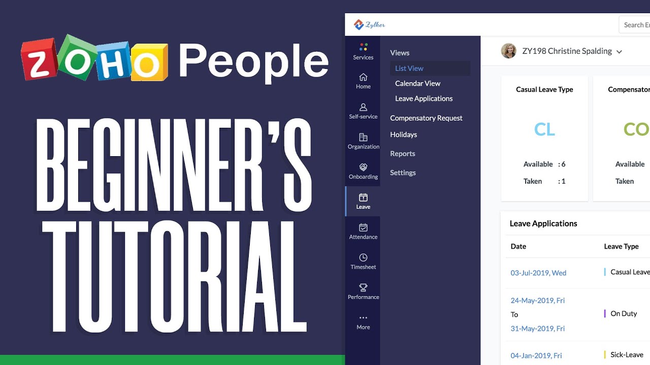 How To Use Zoho People For Beginners (2023)