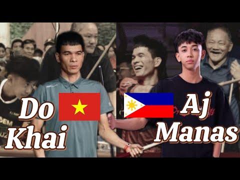 DO KHAI VIETNAM +7 VS AJ MANAS PHILIPPINES RACE TO 15 | 9 BALLS