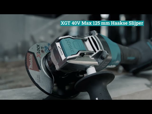 Makita GA044GZ Meuleuse d'angle sans-fil - 40 V Max Li-ion - X-Lock - 125 mm - Machine seule-image