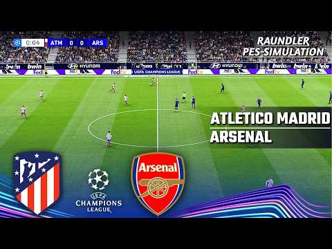 🔴Atlético Madrid vs Arsenal | UEFA Champions League | Semi-Final | 1st Leg | PES 21 Simulation