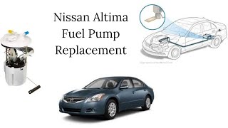 Fuel Pump Replacement 2008-2013 Nissan Altima