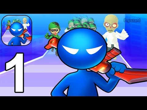 Zombie Attack: Stickman War - Gameplay Walkthrough Part 1 Level 1-10 Stick War Army Commander