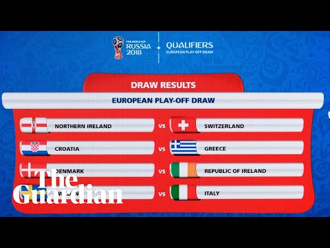 World Cup 2018 play-off draw in full