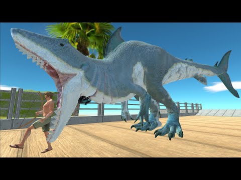 CARCHAROMONSTRUM OASIS DEATH RUN - Animal Revolt Battle Simulator