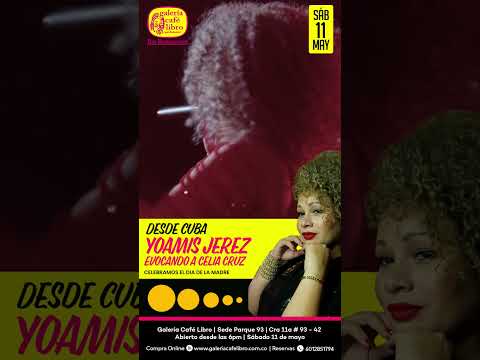 Celebramos el D&iacute;a de la Madre evocando a Celia Cruz! Desde Cuba, Yoamys Jerez y su orquesta
