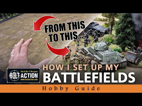 How I Set Up My BOLT ACTION Battlefields 28mm Warlord Games