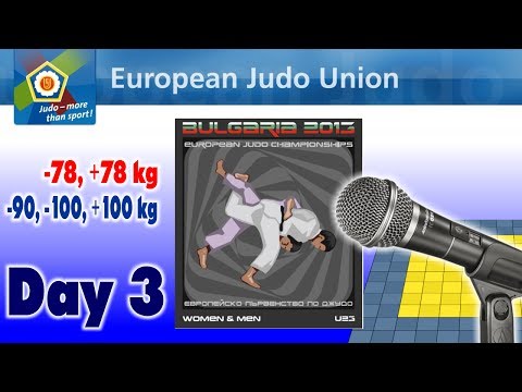 European JUDO Championships U23 - Samokov (BUL) - Day 3