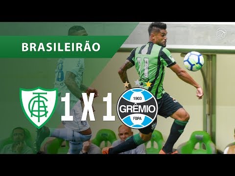 AMÉRICA-MG 1 X 1 GRÊMIO - GOLS - 20/10 - BRASILEIRÃO 2018