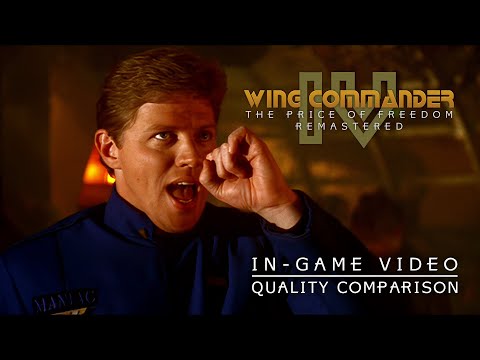 Wing Commander IV: Remastered - In-Game FMV Quality Comparison
