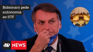 Bolsonaro garante ter plano ‘pronto’ contra a Covid-19, mas diz que ‘nunca teremos lockdown’
