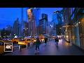 Relaxing Night Walk In NEW YORK ️ 8th Avenue MANHATTAN Tour NYC