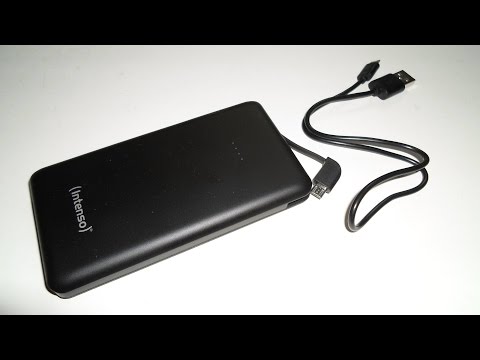 Intenso Powerbank XS10000 juoda 10000 mAh įsk. USB nuo A iki C tipo video