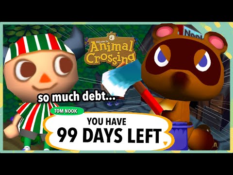I Spent 100 Days In Animal Crossing...on the Nintendo Gamecube