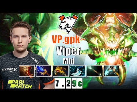Viper Mid | VP.gpk~ | VIPER IS THE META NOW | 7.29c Gameplay Highlights