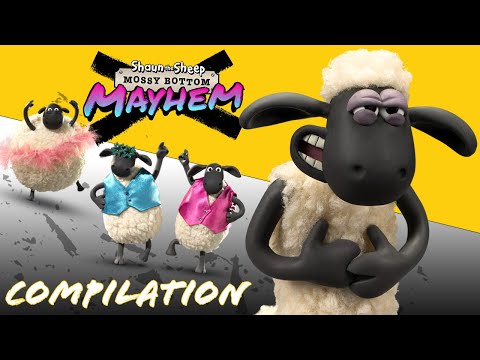 ⭐NEW⭐ Shaun the Sheep 🐑🤪 Mossy Bottom Mayhem Complete Epic Compilation