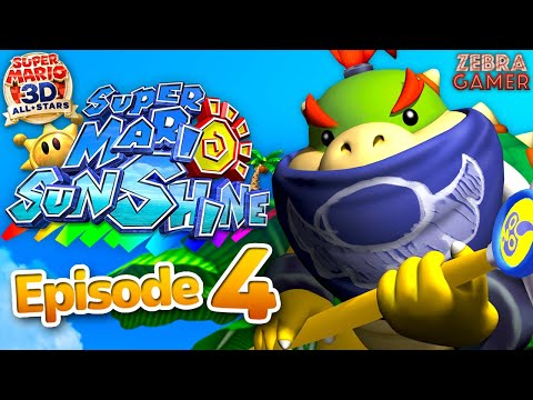 Super Mario Sunshine Gameplay Walkthrough Part 4 - Pinna Park 100%! - Super Mario 3D All-Stars