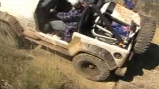 preview picture of video 'Ben's Jeep TJ Wrangler on The Rock Wall breaking again'