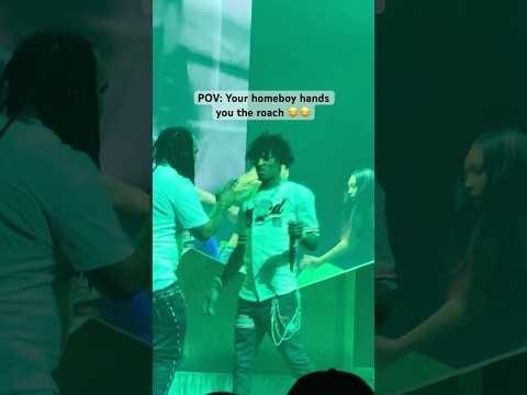 NBA YoungBoy gets handed the Roach 😂😂