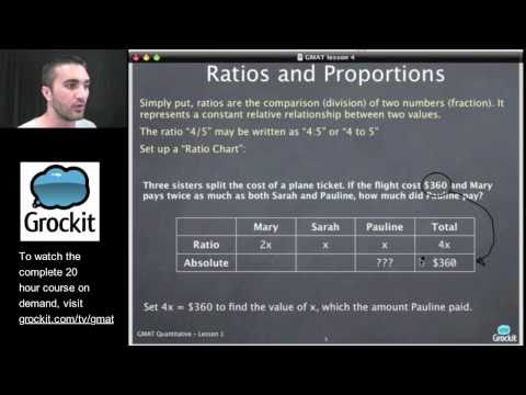 Grockit GMAT TV Lesson 4, Part 1 (Quantitative Data Sufficiency, Problem Solving)