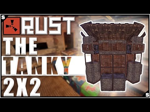 The Tanky 2x2 -  Expanded 2x2 - Group Base - Defendable Design - Bunker Base - Rust Base Designs