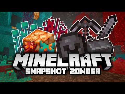 NETHERITE, BIOMI E TANTI NUOVI OGGETTI! | Minecraft ITA Snapshot 20w06a