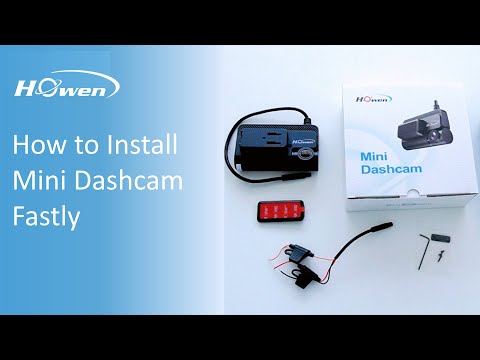 Quick Installation Guide of Howen MC30 Mini Dashcam