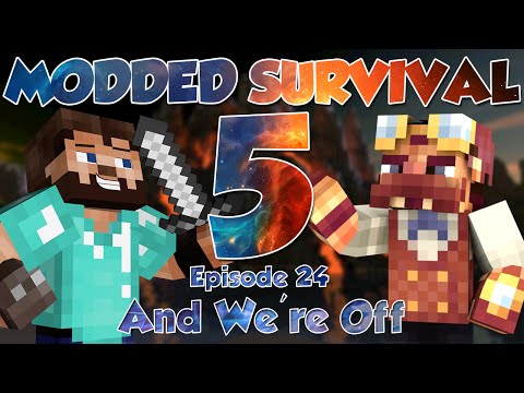 Mr.Gibbs - Minecraft | Modded Survival 5 Ep.24 - And We're Off!