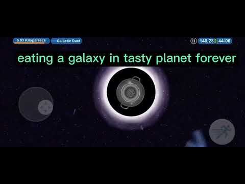 eating a galaxy in tasty planet forever