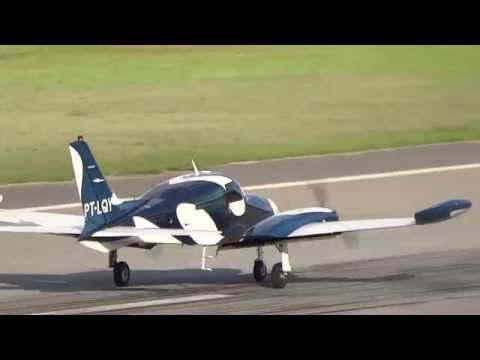 Cessna 310R PT-LQY landing at SBBH/PLU