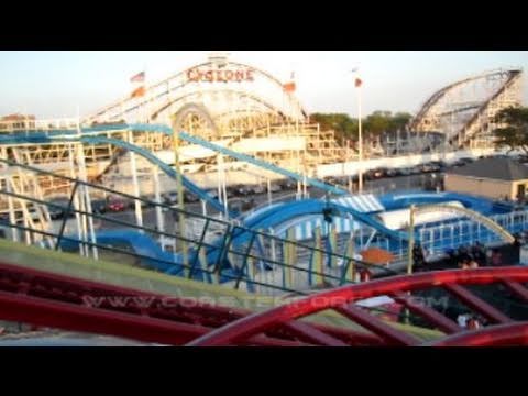 Front row point of view footage of Tickler
