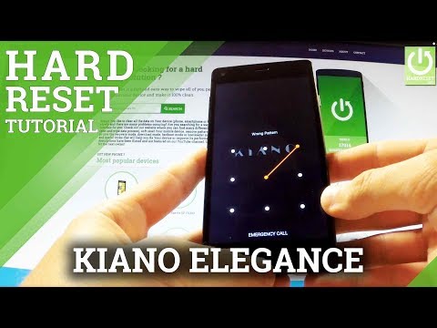 Hard Reset KIANO Elegance 5.0 - Remove Password from KIANO