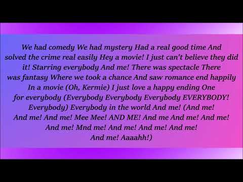 The Great Muppet Caper, Hey A Movie (End) Lyrics