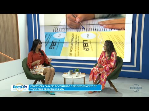 Professora dá dicas de conteúdo e desenvolvimento de texto para redação do Enem 11 11 2022