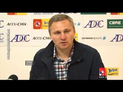 JSL 2014/15: 13.04.2015 22.Kolo: Konferencija za novinare nakon meča Čukarički - Rad