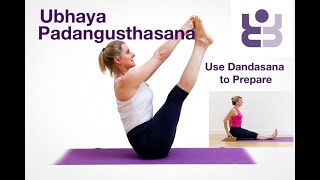 Yoga Quickies. Abdominal Action in Ubhaya Padangusthasana and Dandasana