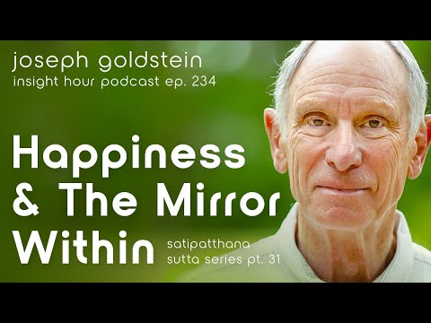 Joseph Goldstein: Happiness & the Mirror Within – Insight Hour Ep. 234 – Satipatthana Sutta Pt. 31