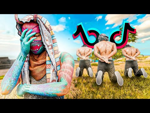 Making Sweaty Trash Talking YY TikTokers Look Like BOTS on Rebirth Island…😂👑