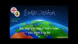 Bonnie Tyler - Believe In Me (United Kingdom 2013) Lyrics