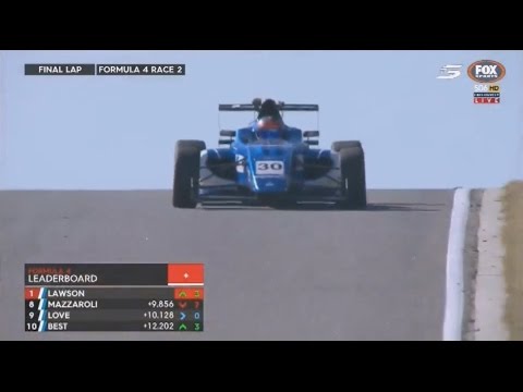 Awesome Battle For The Win Race 2 | Formula 4 - Perth 2017