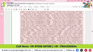 Handwritten Text Recognition  using OCR and Deep learning